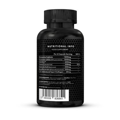 Combat Fuel Joint | HydroCurc™ 600mg | C-II® Undenatured 40mg | 90% Marine Chondroitin Sulfate 1200mg |