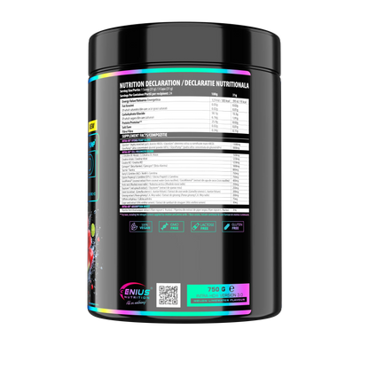 Genius Nutrition INTRA-HD | 11gms GlycoGex® (HBCD) | 5gms GlycoPump® (60% Glycerol) |
