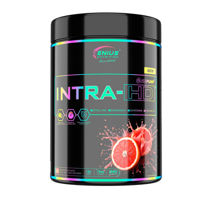 Genius Nutrition INTRA-HD | 11gms GlycoGex® (HBCD) | 5gms GlycoPump® (60% Glycerol) |