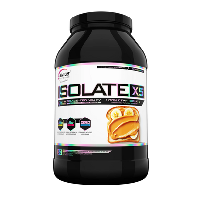 Genius Nutrition Isolate X-5 | 27-28gms Protein | Grass Fed Whey |