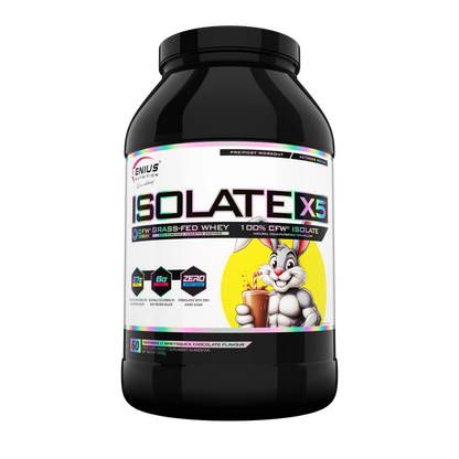 Genius Nutrition Isolate X-5 | 27-28gms Protein | Grass Fed Whey |