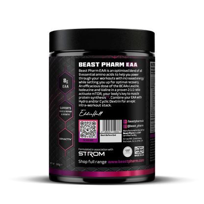 Beast Pharm EAA | 8gms EAAs | 1gm Taurine | 50mg Senactiv® |