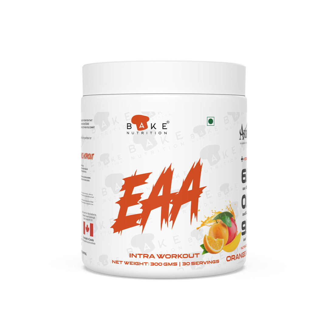 Bake Nutrition EAA + Hydration | 9gms EAA | 500mg Coconut Water Powder | 500mg Taurine | 30mg Astragin |