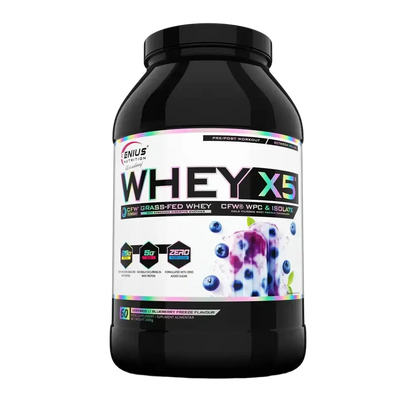 Genius Nutrition Whey-X5 | CFW® Whey Concentrate & Isolac® Whey Isolate | 25gms Protein |