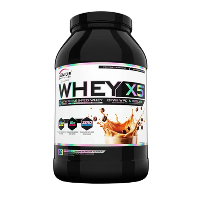 Genius Nutrition Whey-X5 | CFW® Whey Concentrate & Isolac® Whey Isolate | 25gms Protein |