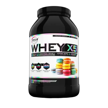 Genius Nutrition Whey-X5 | CFW® Whey Concentrate & Isolac® Whey Isolate | 25gms Protein |