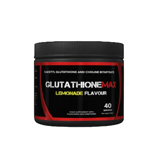 STROM Sports GlutathioneMax | 400mg S-Acetyl Glutathione | 4000mg Choline Bitartrate | High Bioavailability | Maximum Absorption |