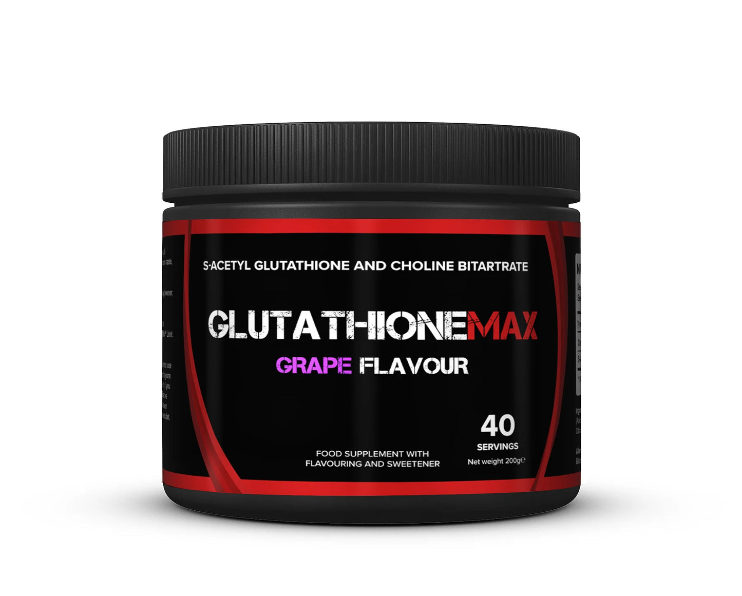 STROM Sports GlutathioneMax | 400mg S-Acetyl Glutathione | 4000mg Choline Bitartrate | High Bioavailability | Maximum Absorption |