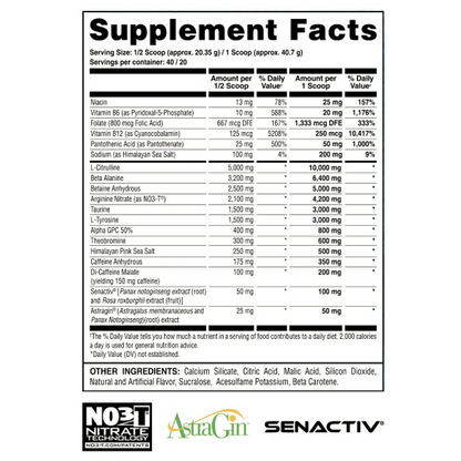 Apollon Nutrition Hooligan V7 | Extreme Pre-workout | No Beta-Alanine Itching | 10gms Citrulline | 4.2gms NO3-T | 5gms Betaine Anhydrous | 500mg Caffeine |