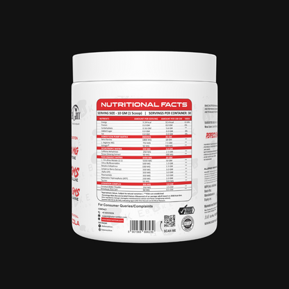 Bake Nutrition Kaio Ken Pre-workout | 250mg Caffeine | 5gms Citrulline Malate | 300mg Juniper Berry Extract |