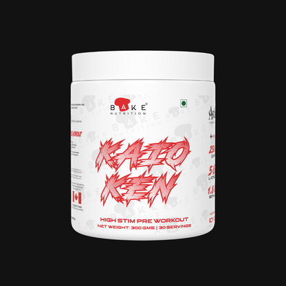 Bake Nutrition Kaio Ken Pre-workout | 250mg Caffeine | 5gms Citrulline Malate | 300mg Juniper Berry Extract |