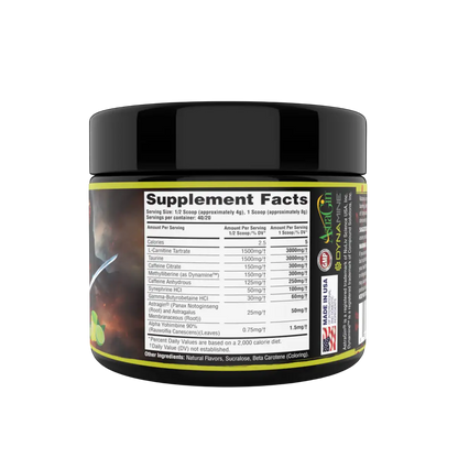 Anarchy Labs Katana | Thermogenic Preworkout | Fat Burning |