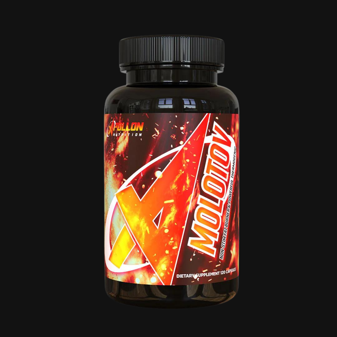 Apollon Nutrition Molotov (non-stimulant) Fat burner | Appetite Suppression | Thermogenic | Zero effect on Sleep |