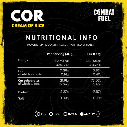 Combat Fuel Cream Of Rice 60 servings