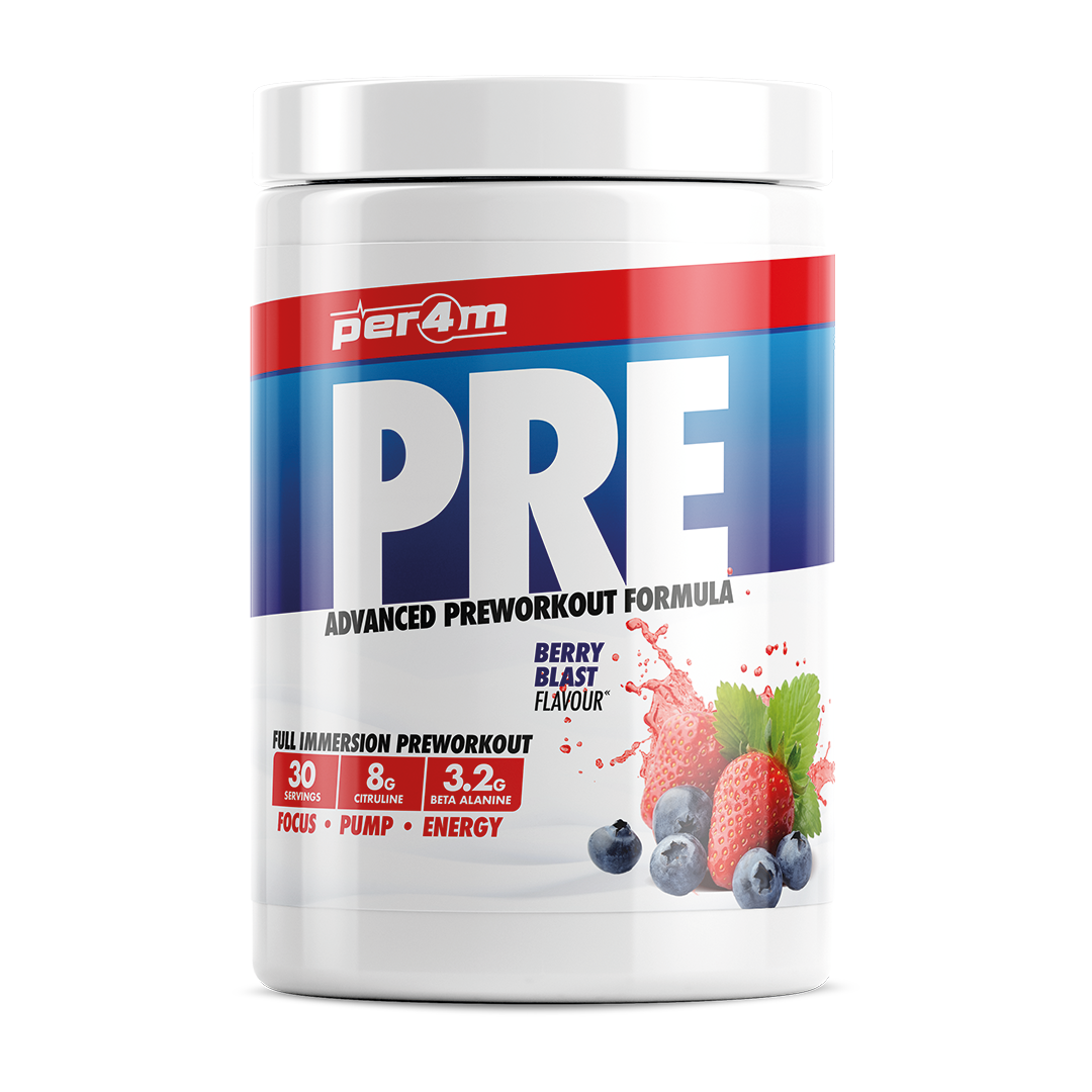 Per4m PRE | 30 Servings | 8gms Citrulline | 300mg Caffeine | 1000mg Tyrosine | 205mg CPD Choline