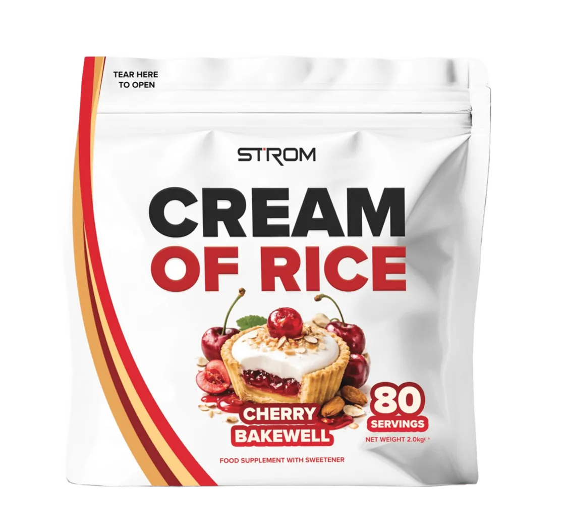 STROM Sports Cream Of Rice | 80 Servings | Added Chromium Picolinate