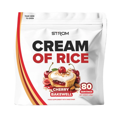 STROM Sports Cream Of Rice | 80 Servings | Added Chromium Picolinate