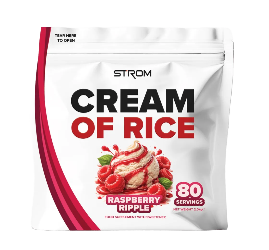 STROM Sports Cream Of Rice | 80 Servings | Added Chromium Picolinate