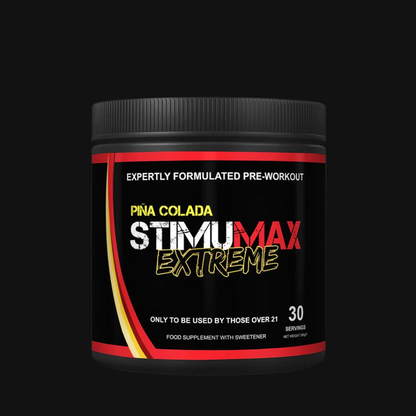 STROM Sports StimuMax Extreme Preworkout | 6grms Citrulline Malate | 1000mg L-Tyrosine | 300mg Caffeine | 200mg Juglans Whole Fruit |