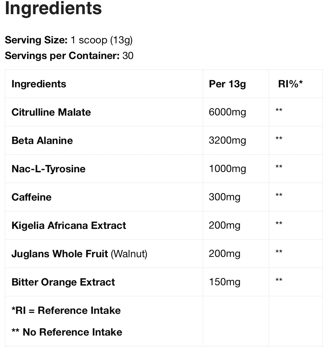 STROM Sports StimuMax Extreme Preworkout | 6grms Citrulline Malate | 1000mg L-Tyrosine | 300mg Caffeine | 200mg Juglans Whole Fruit |