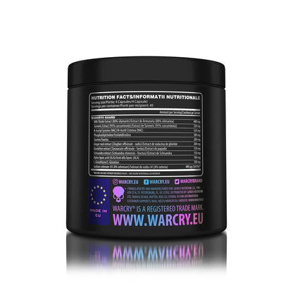 Genius Nutrition WarCry Guard | 45 Servings | Liver and Kidney Support | Stress and Inflammation Support |