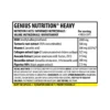 Genius Nutrition: Heavy